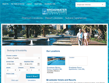 Tablet Screenshot of broadwaters.com.au